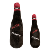 Wine Bottle Squeaky Dog Plush Toy (Bark'gundy Red Whine)