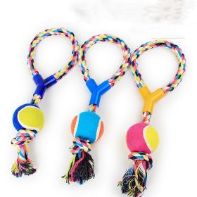 Hand Ball Cotton String Pet Cotton Rope Toy Cotton String Toy (Option: Random color)