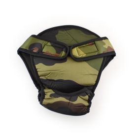 Pet Big Dog Menstrual Panties Menstrual Underwear Anti-harassment Menstrual Panties Pet Dog Underwear (Option: Green Camouflage-S)